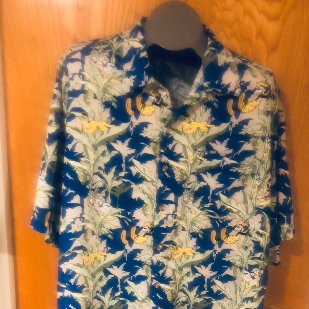 Big & Tall Men’s Disney Hawaiian Shirt